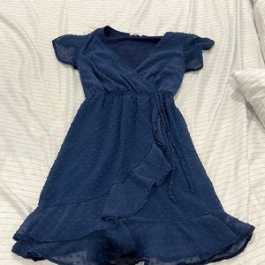 Mi ami blue dots dress